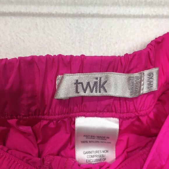 Twik Retro 90s Pink Nylon  Shorts Sz XS - Picture 7 of 8